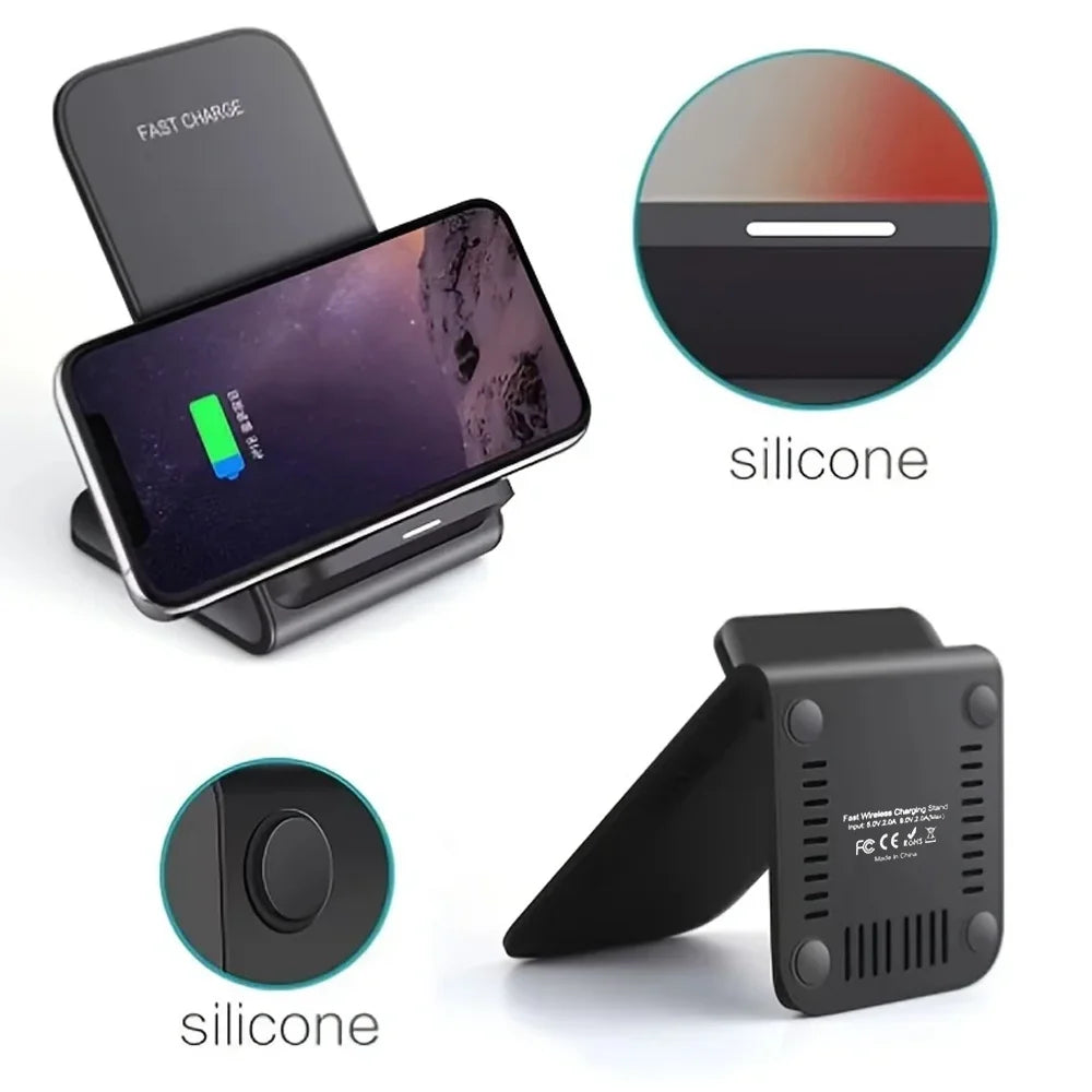 40W Wireless Charger Fast support for Samsung S24 S23 S22 21 Ultra Quick Charging Stand For iPhone 16 15 14 13 Pro Max Xiaomi 14