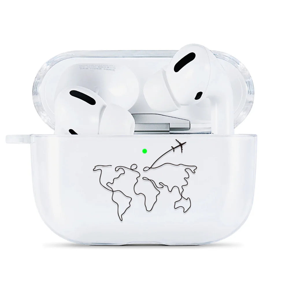 Silicone Case For Apple Airpods Pro Earphone Coque Soft Protector Fundas Airpods Pro Air Pods Pro 2 3 4 1 Cover Earpods Case Box