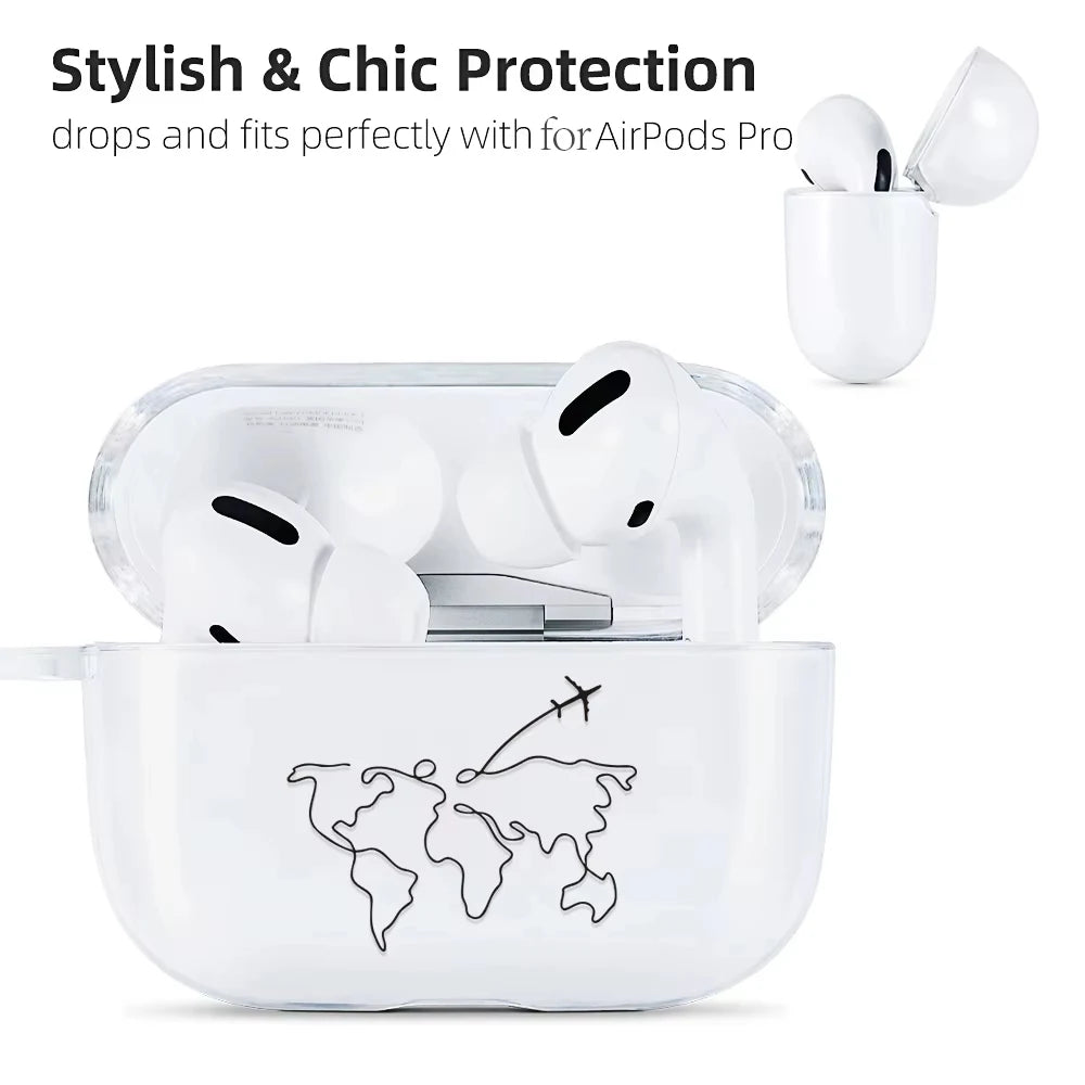 Silicone Case For Apple Airpods Pro Earphone Coque Soft Protector Fundas Airpods Pro Air Pods Pro 2 3 4 1 Cover Earpods Case Box