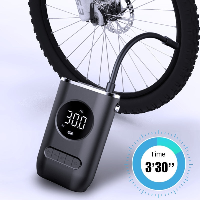 New Car Portable Inflator Pump Mini Bicycle Electric Tire Handheld Wireless Charging Super Car Inflator Pump