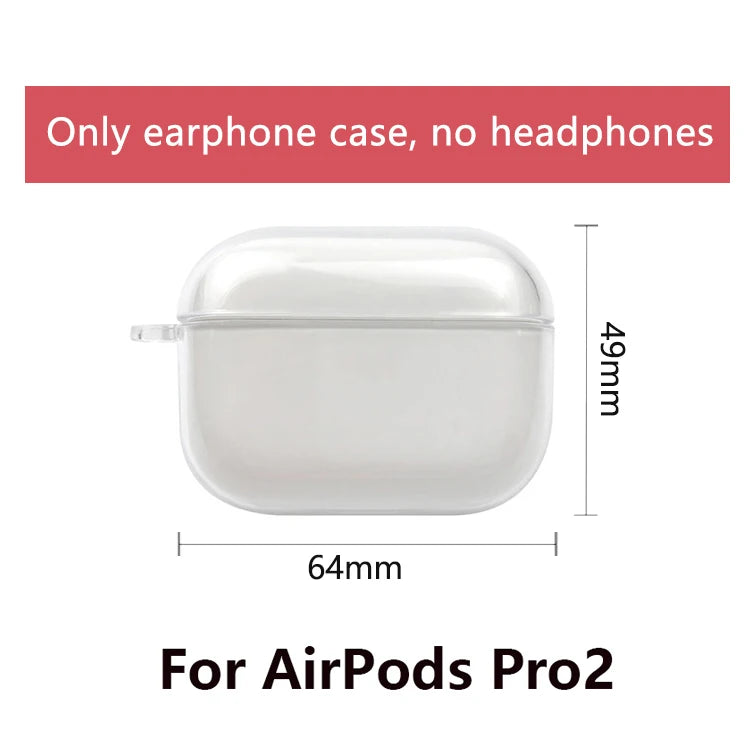 Transparent Earphone Case For Airpods 3 2023 Cases Soft Silicone Clear Headphone Cover For Airpods Pro 2 1 3 Charging Bags