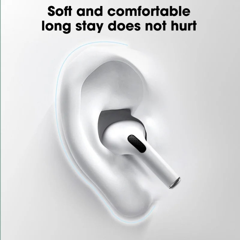 For AirPods Pro/Pro2 Memory Foam Ear Tips Soft Silicone Replacement EarCap Tips  Fit for AirPods Pro Case Ear Cushion Earpads