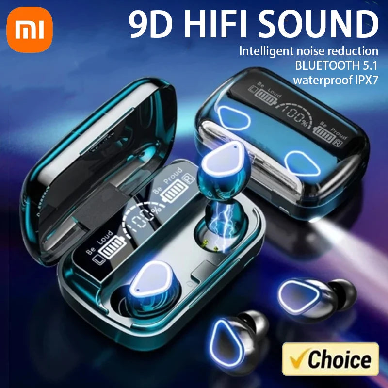 XIAOMI M10 Headphones Bluetooth Wireless Earpods Sports Stereo Noise Canceling Headphone Microphone Speaker For Xiaomi Iphone