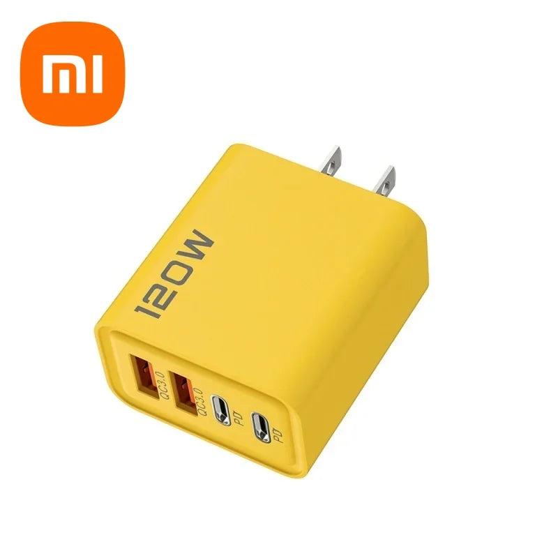 Xiaomi 4 Port USB C PD Charger Quick Charge 3.0 Type C USB Mobile Phone Charger Quick Charge Adapter For iPhone Samsung Huawei